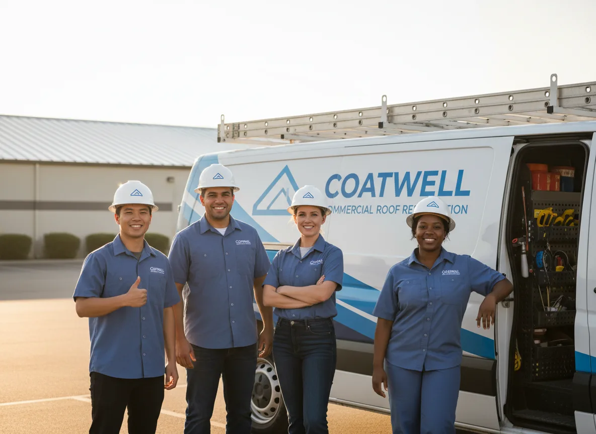 Commercial roof coating company in Meade, KS